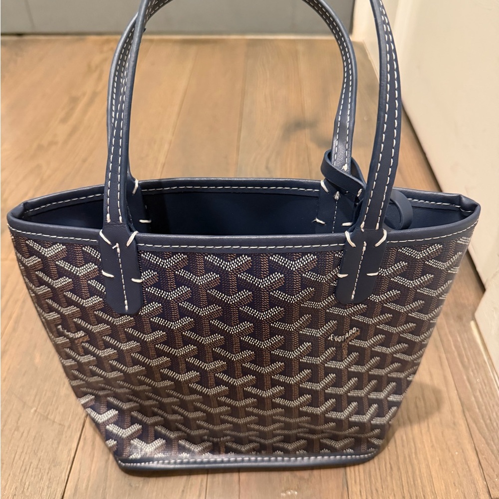 Goyard Navy Anjou Mini
